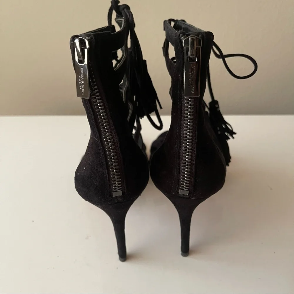 MICHEAL‎ KORS Collection Bardot Suede Stiletto Sandal Size 6.5
